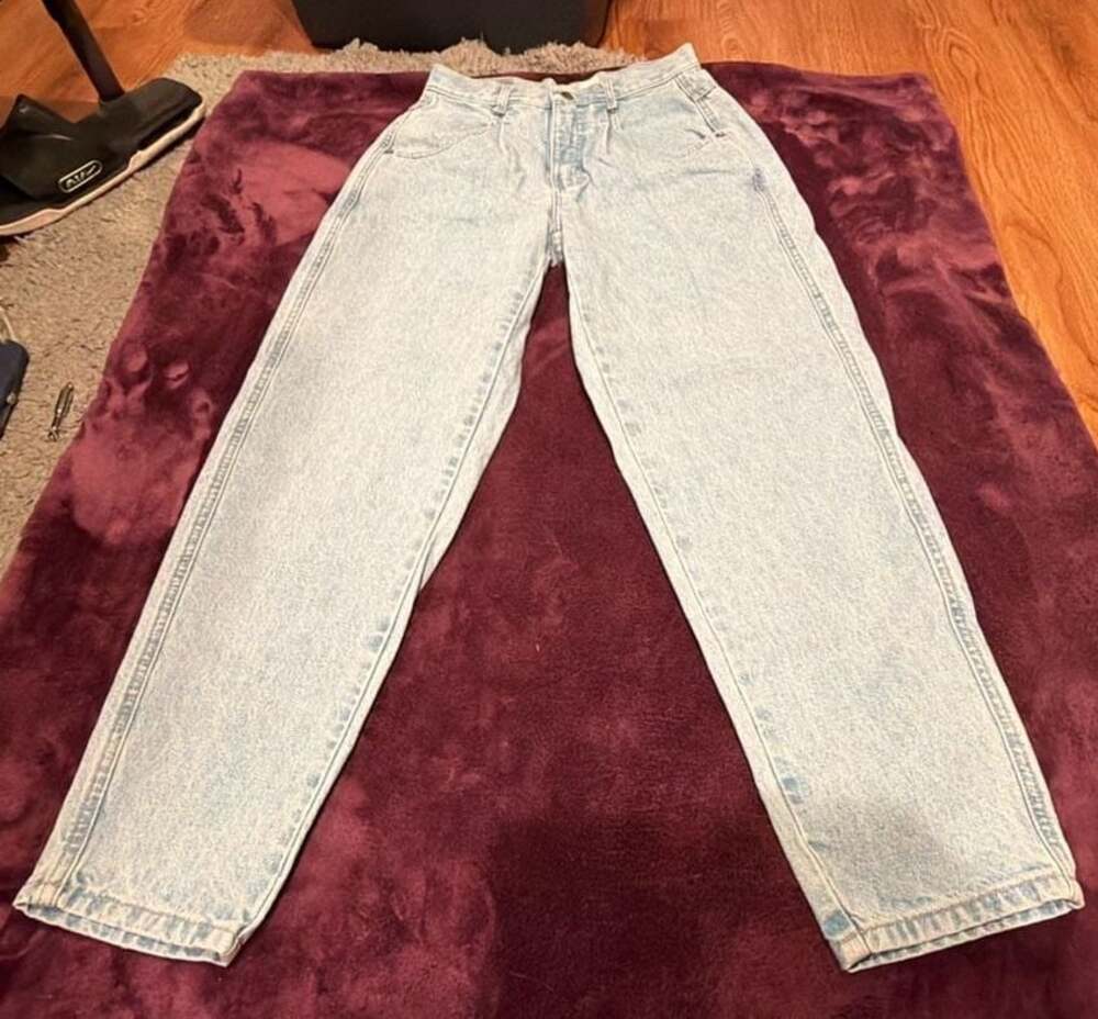Vintage Brittania High Waisted Tapered Jeans Size 8 Petite
